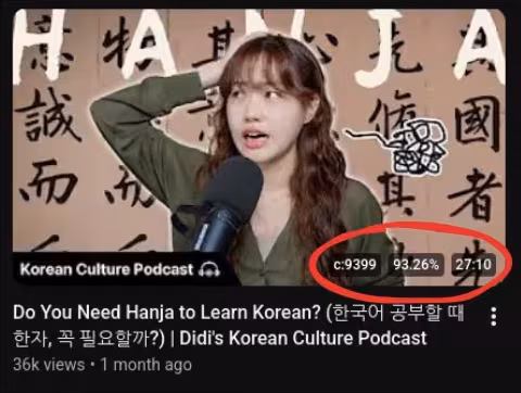 Complexity   score   and   comprehension   on   a   video   thumbnail